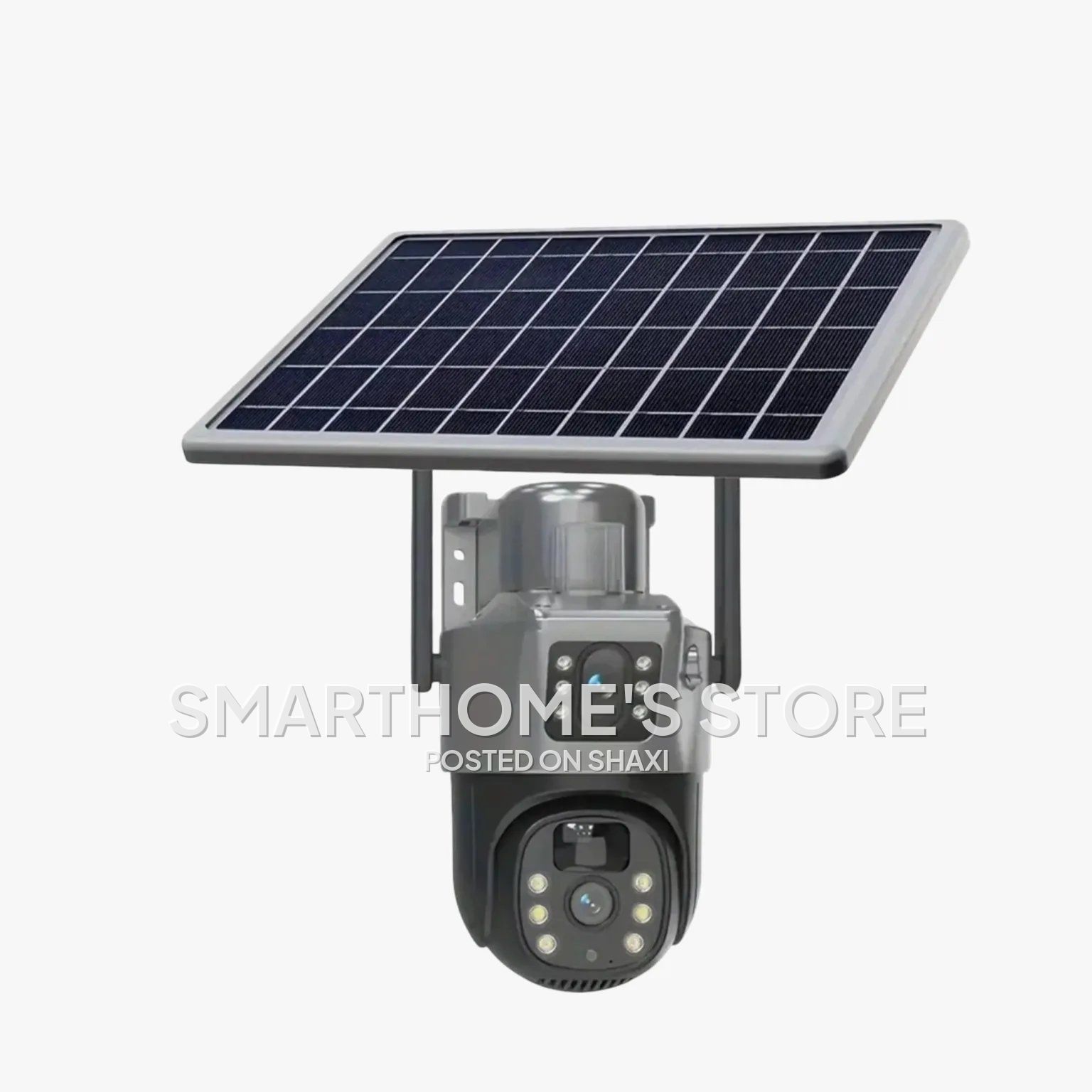 4G Sim Solar Powered Outdoor Security Camera | Dual Lens CCTV Dome | O-Kam App Support photo 1