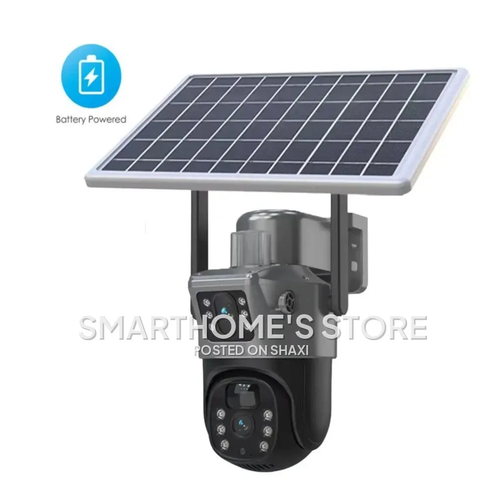 4G Sim Solar Powered Outdoor Security Camera | Dual Lens CCTV Dome | O-Kam App Support photo 5