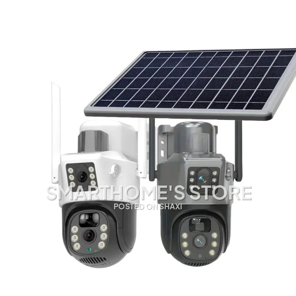 4G Sim Solar Powered Outdoor Security Camera | Dual Lens CCTV Dome | O-Kam App Support photo 2
