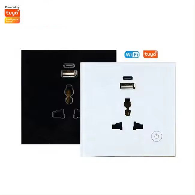 Smart Wall Single Sockets with USB & USB-C photo 1