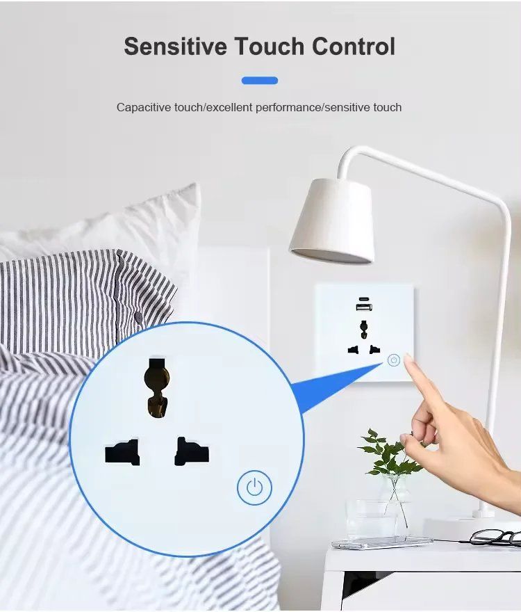 Smart Wall Single Sockets with USB & USB-C photo 2