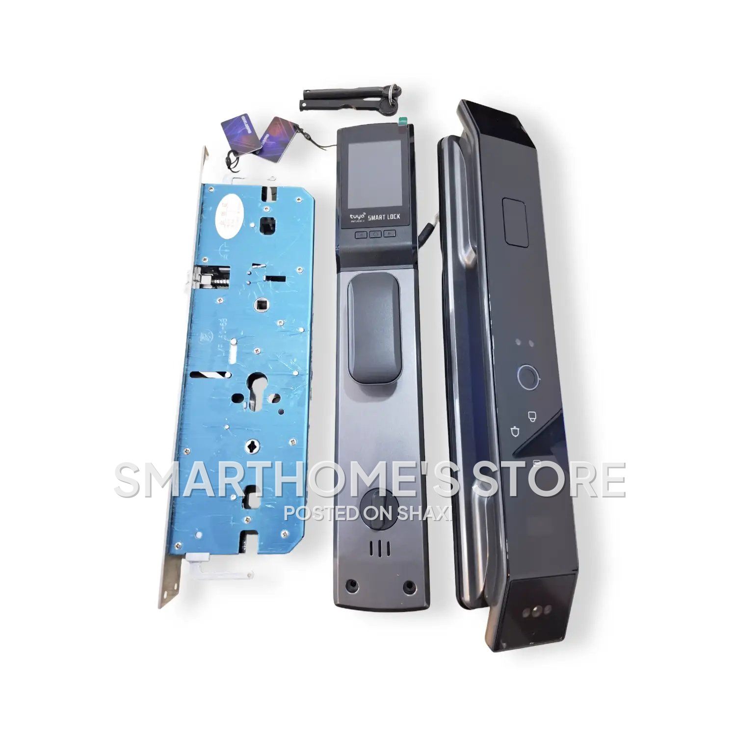 3D Face Recognition Tuya Wi-Fi Smart Door Lock - Big Mortise photo 1