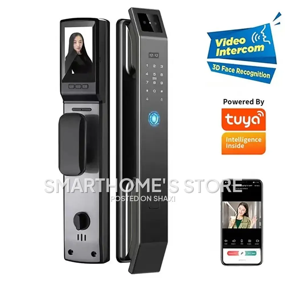 3D Face Recognition Tuya Wi-Fi Smart Door Lock - Big Mortise photo 3