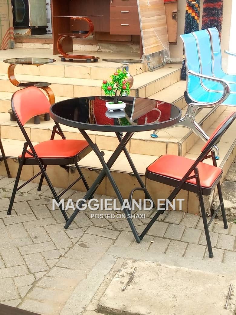 Wooden and Glass Dinning Table set photo 9
