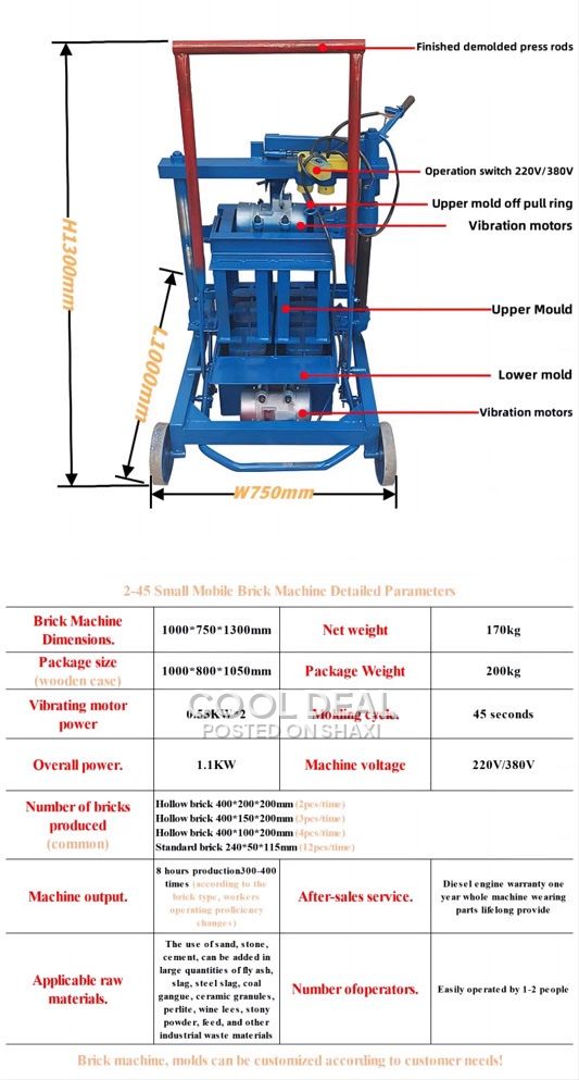 Electric block machine photo 5
