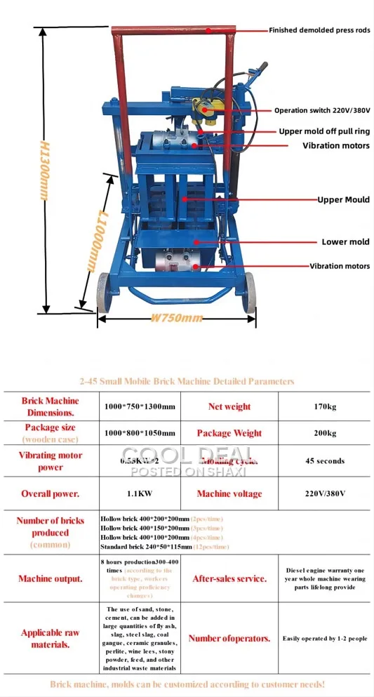 Electric block machine photo 5