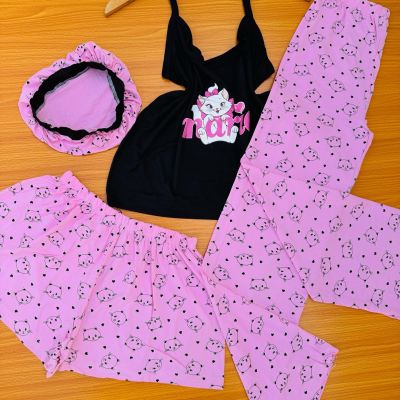 High quality cotton 4set nightwear’s