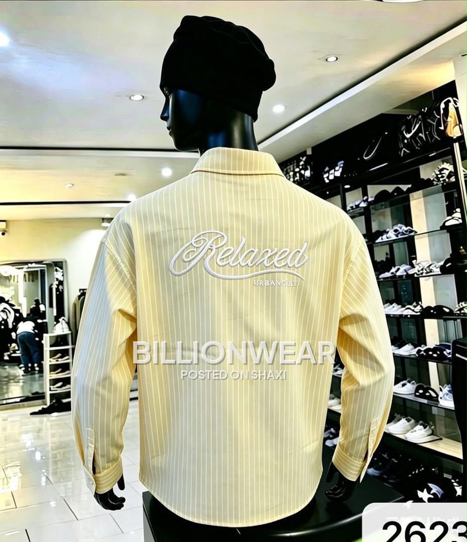 Relaxed branded sleeves striped shirts photo 4