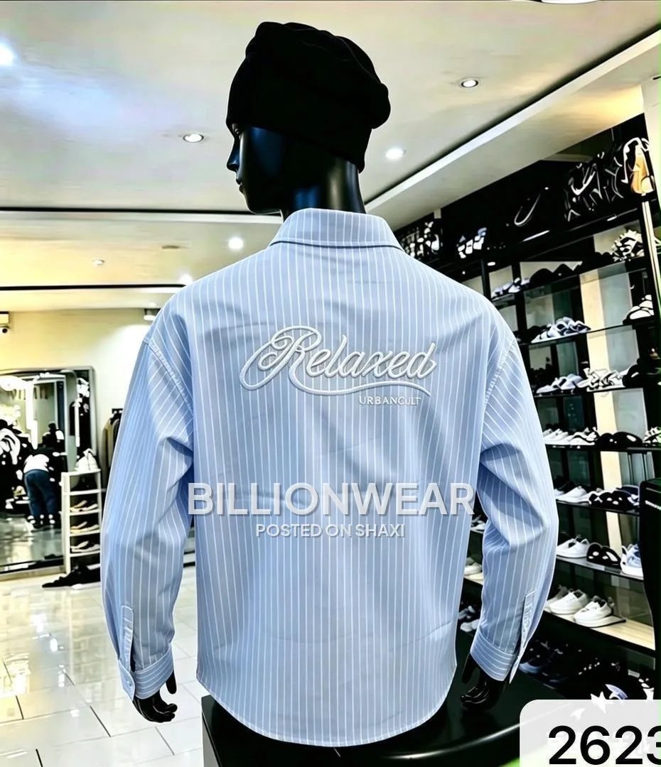 Relaxed branded sleeves striped shirts photo 2