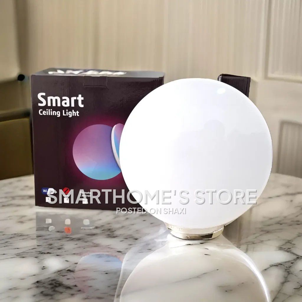 Smart RGB LED Ceiling Light, 24W WiFi Alexa Google Compatible, Dimmable with Music Sync & 16M Colors. photo 1