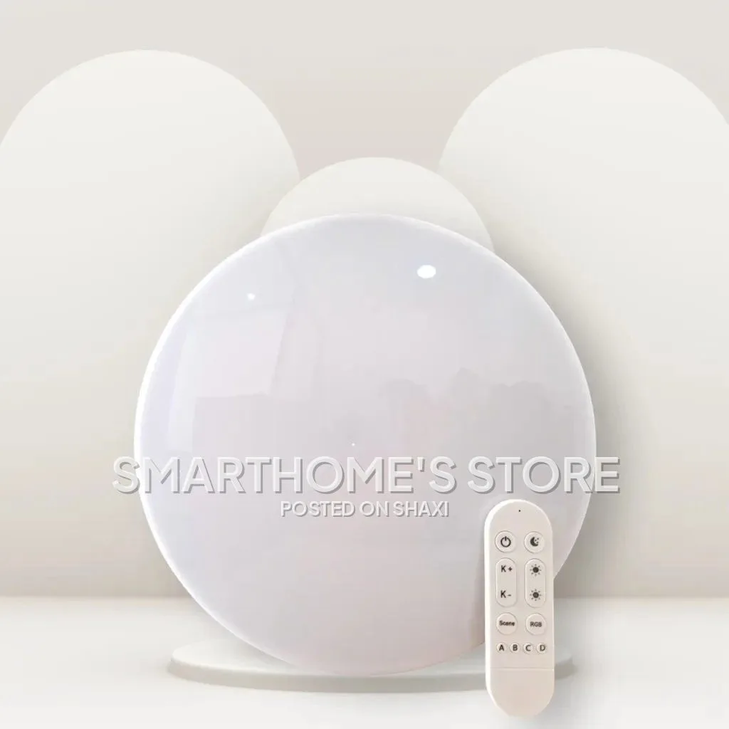 Smart RGB LED Ceiling Light, 24W WiFi Alexa Google Compatible, Dimmable with Music Sync & 16M Colors. photo 4